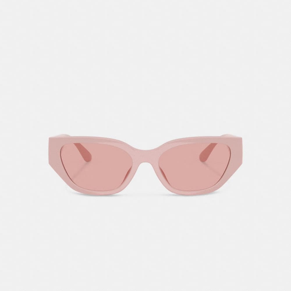Coach Geometric Cat Eye Sunglasses Soft Pink