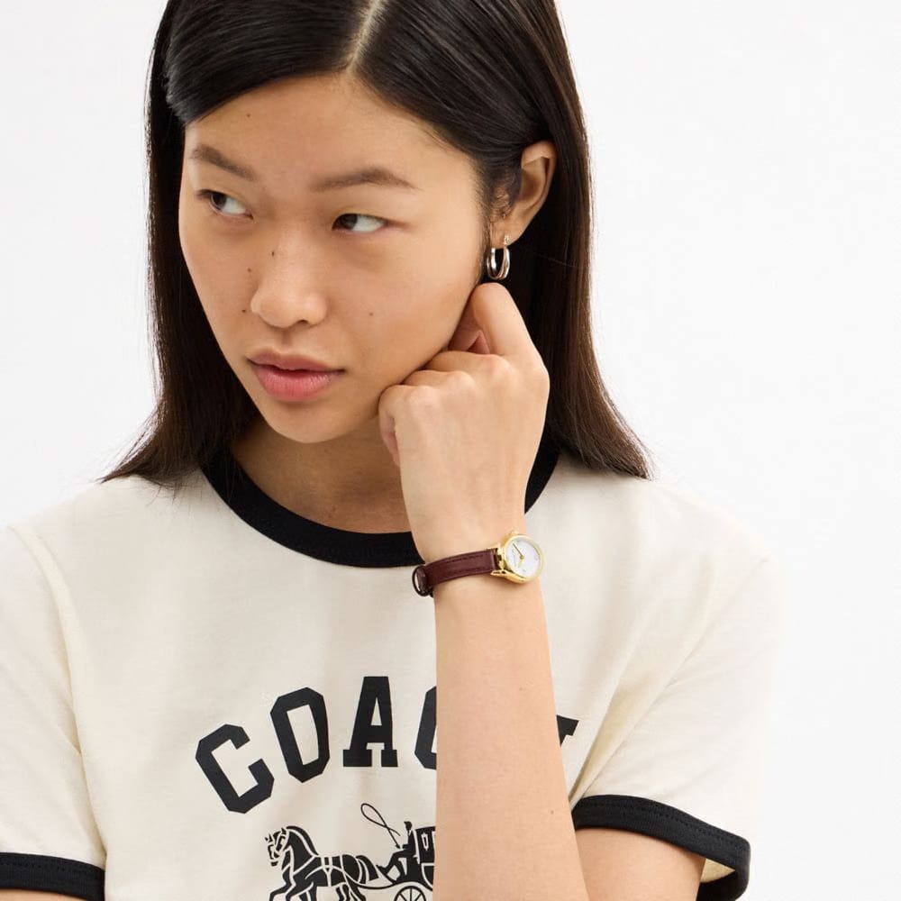 Coach Talia Watch, Dark Wine - 22 mm