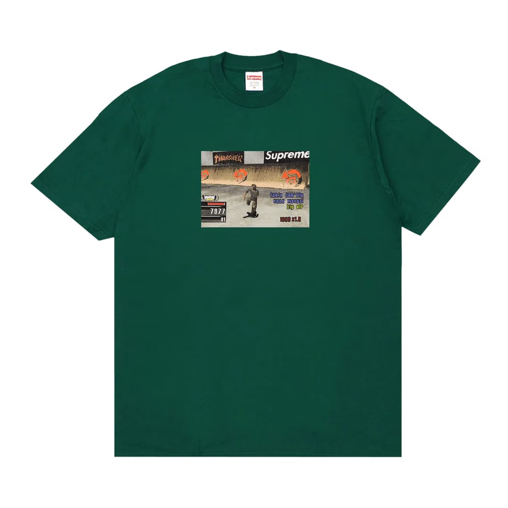 Supreme Thrasher Game T-Shirt Dark Green