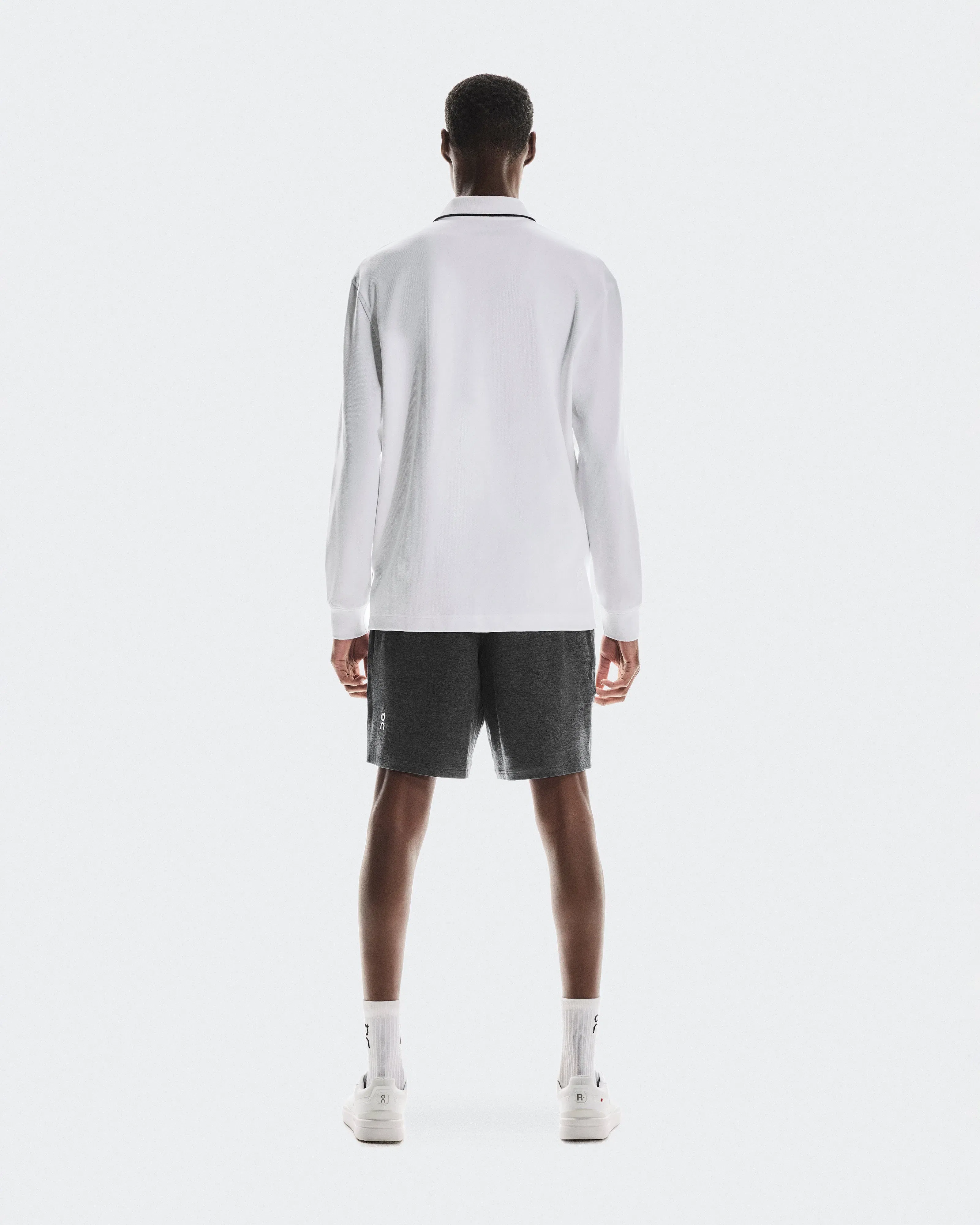 On Courtside Long-T Polo White