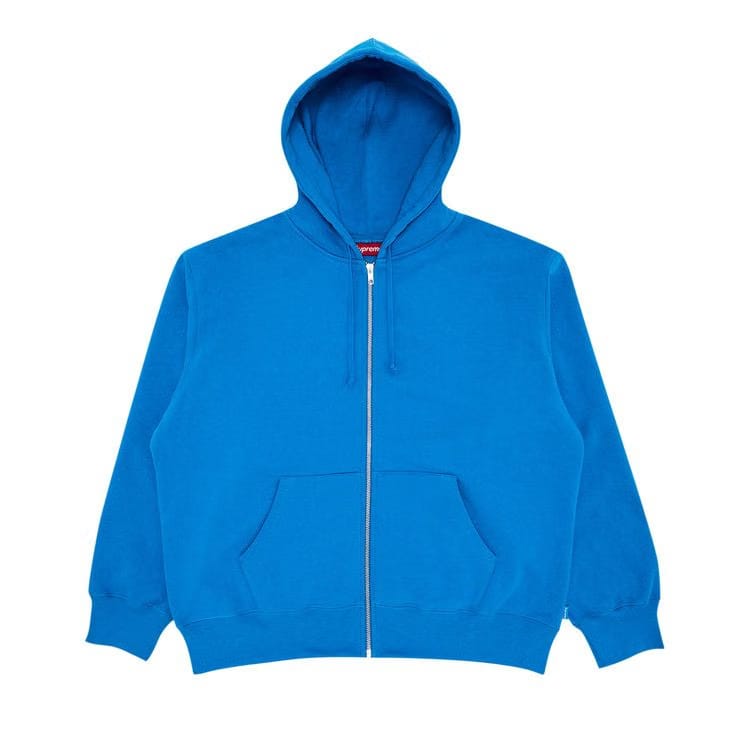 Supreme Thrasher Zip Up Hoodie Bright Blue