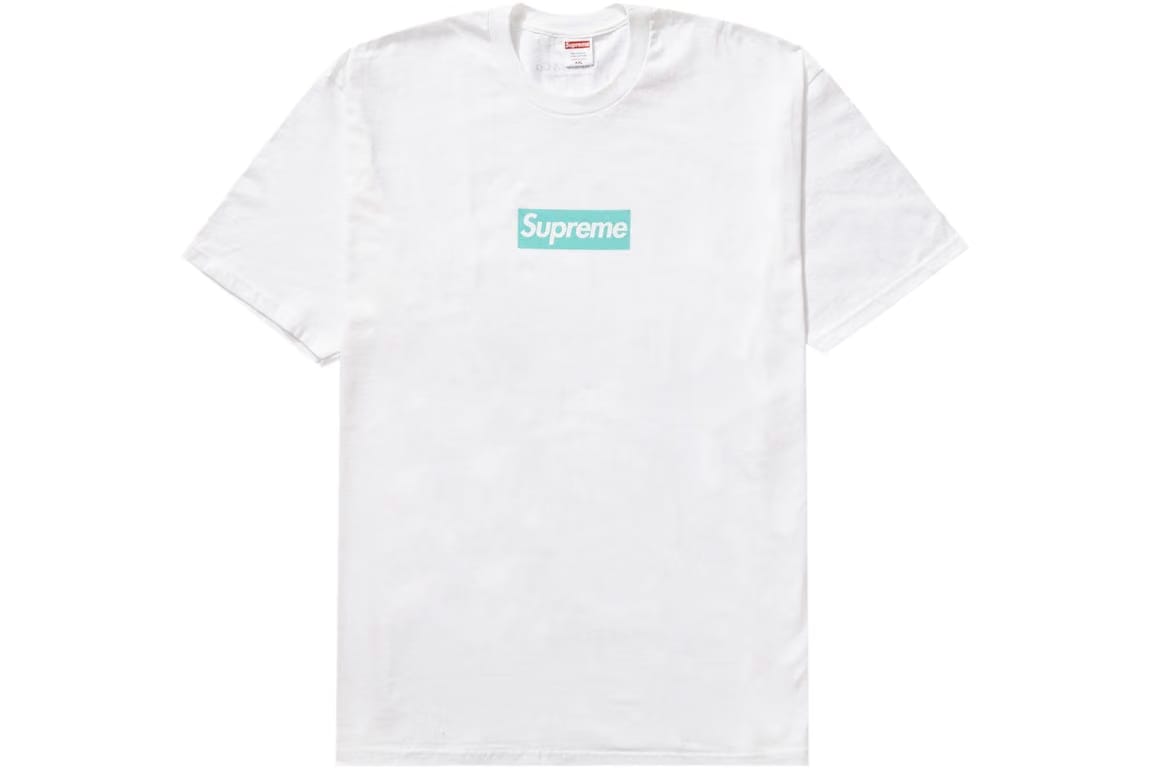 Supreme x Tiffany Box Logo T-Shirt