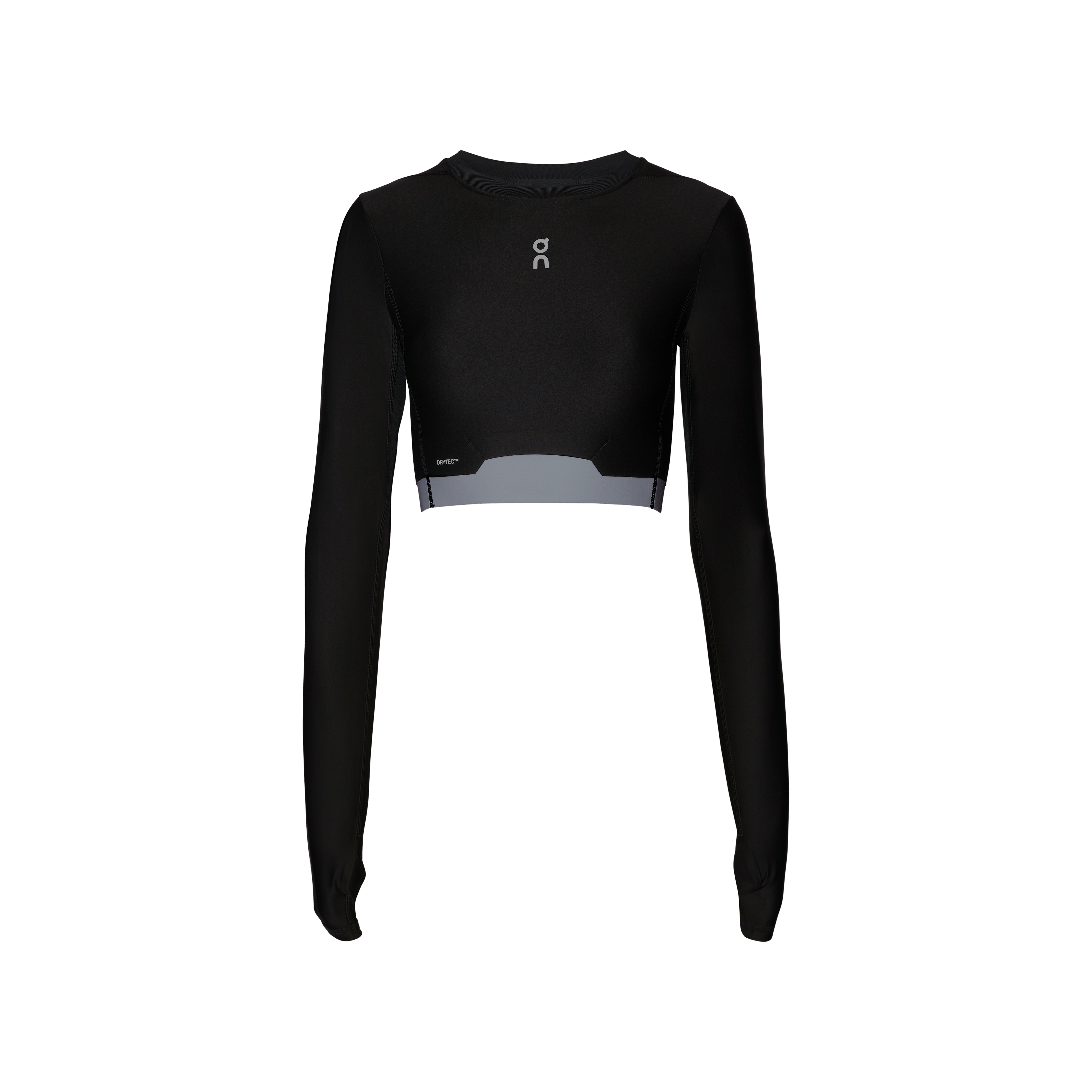 On Train Long Sleeve Crop Black