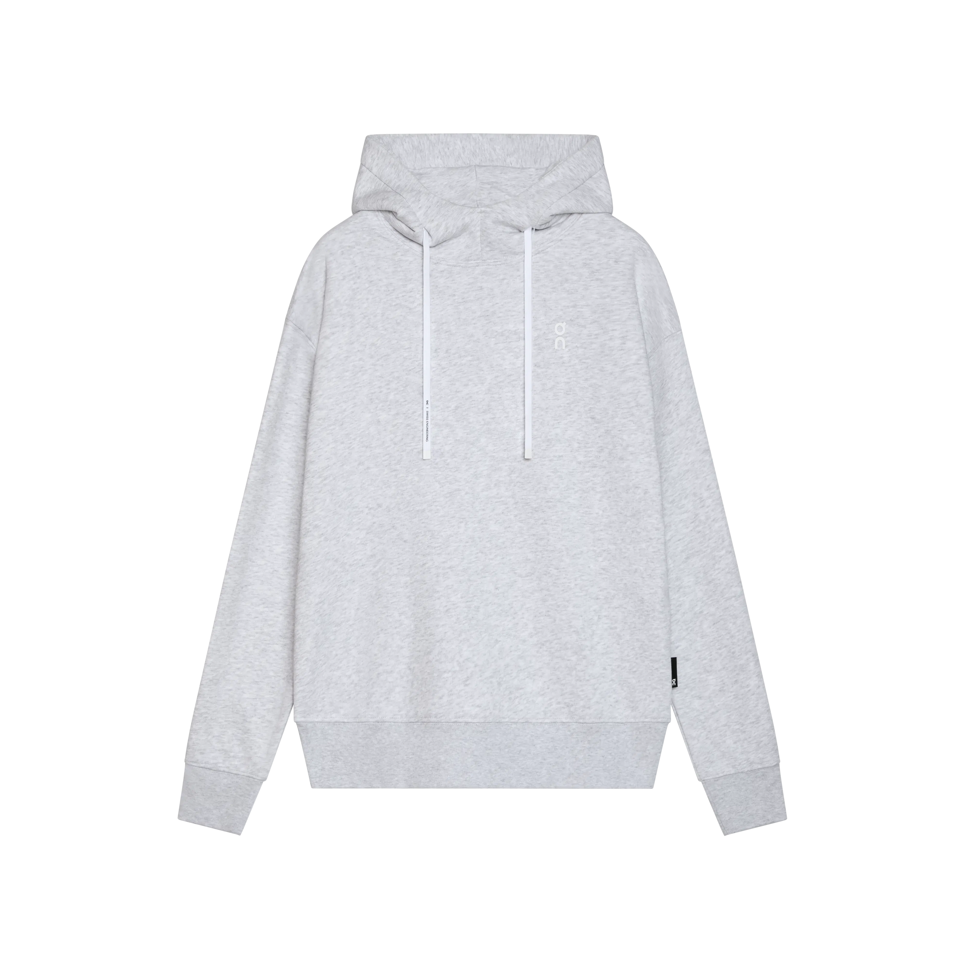 On Club Hoodie Smash Grey Heather