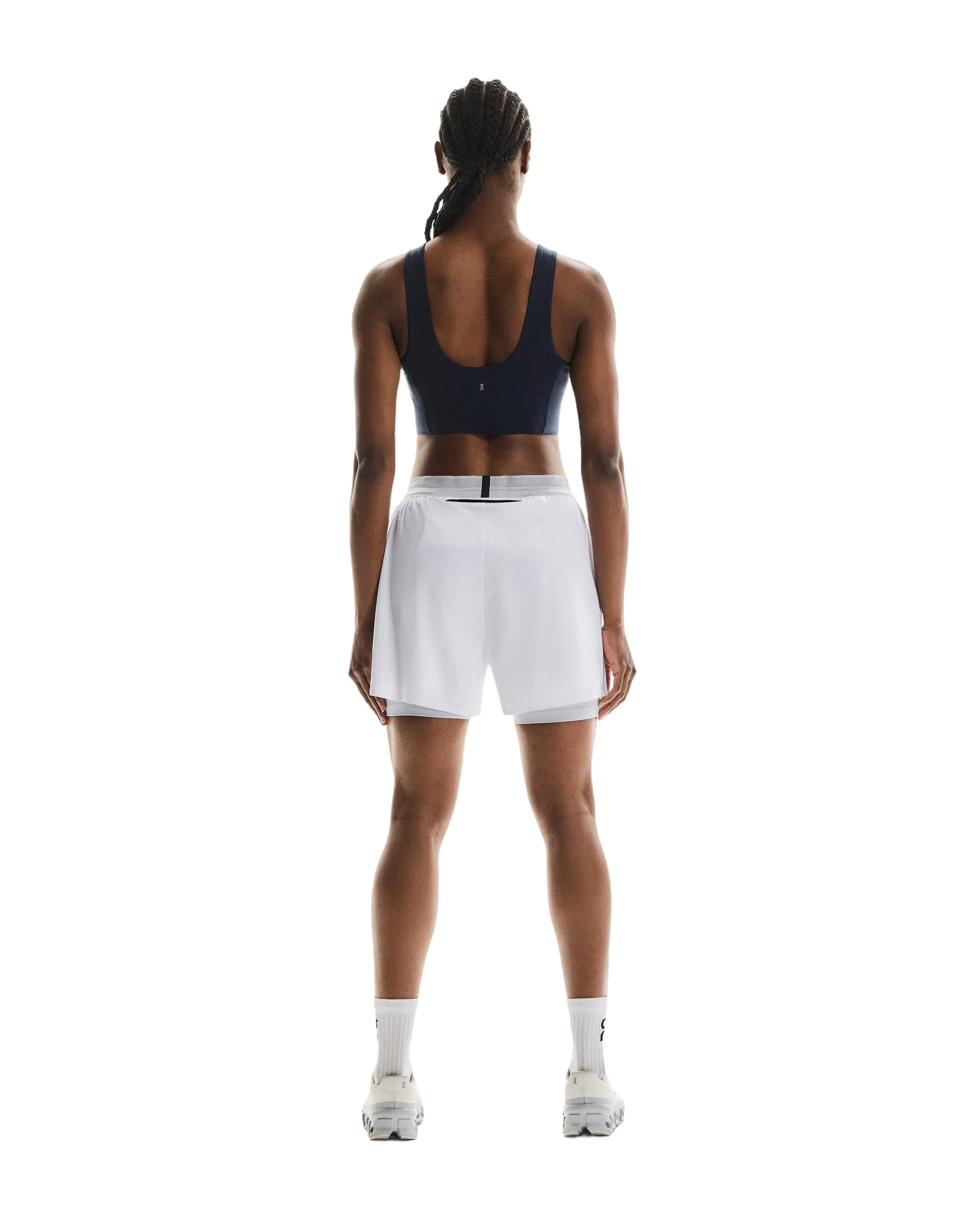 On 3" Performance 2/1 Shorts White Glacier (Women'S) (Women's)