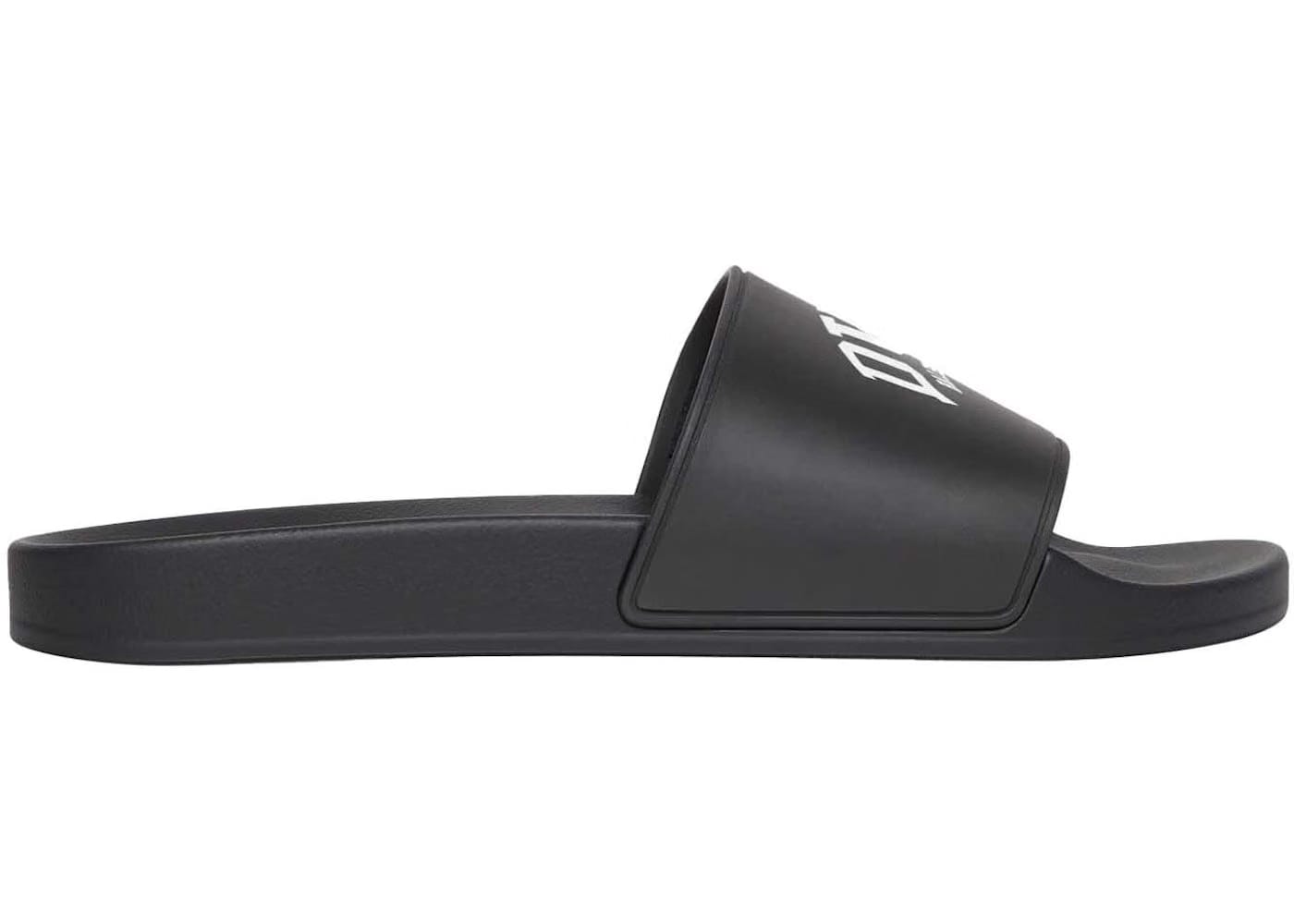 Balenciaga Pool Slides Cities Dubai - Black