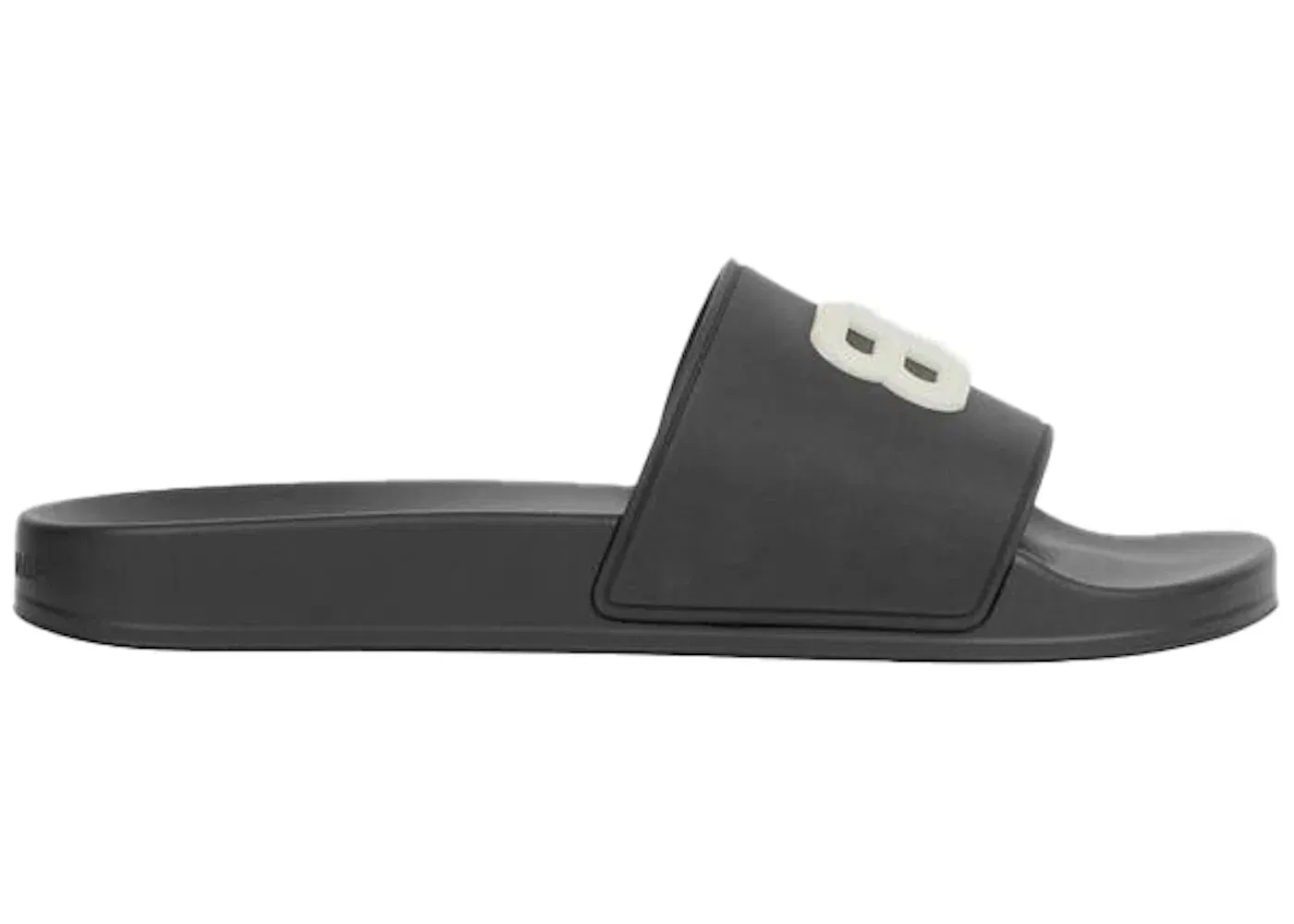 Balenciaga Wmns Pool Slides 'Black Glow'