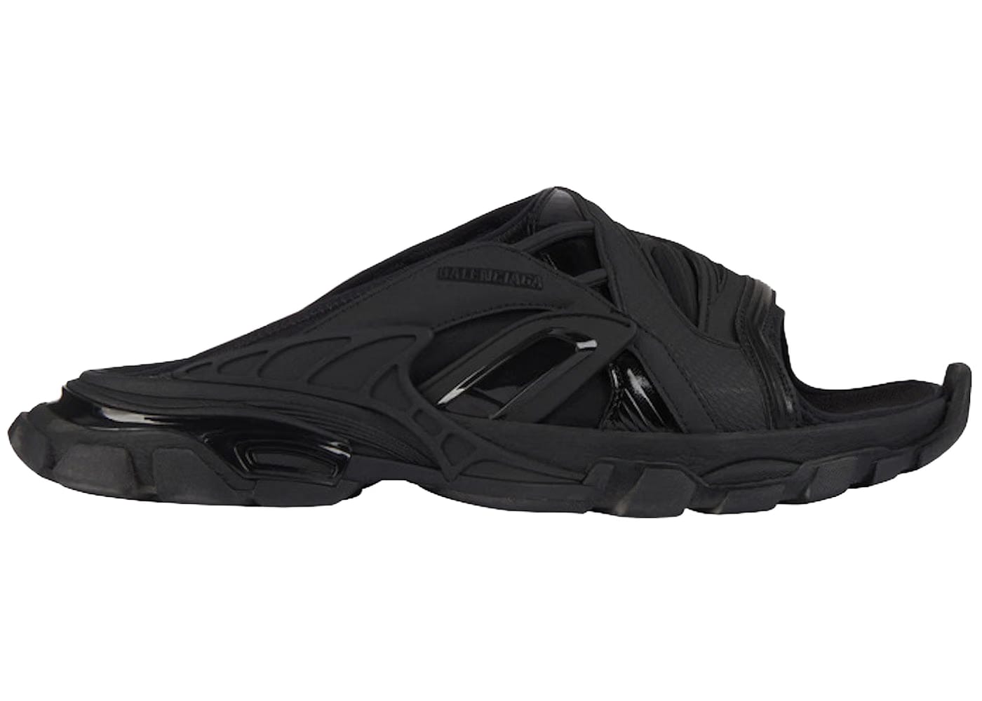 Balenciaga Track Slide Sandal Black