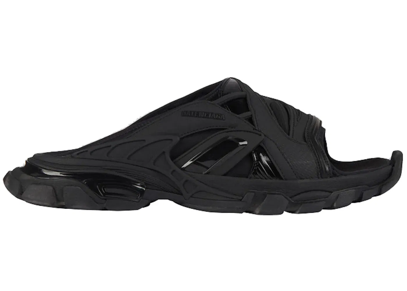 Balenciaga Track Slide Sandal Black