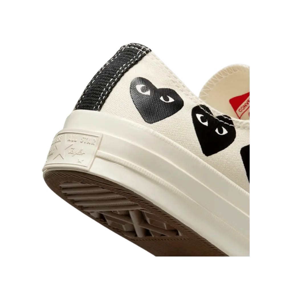 Converse x PLAY Comme des Garçons Chuck 70 Multi Heart Beige