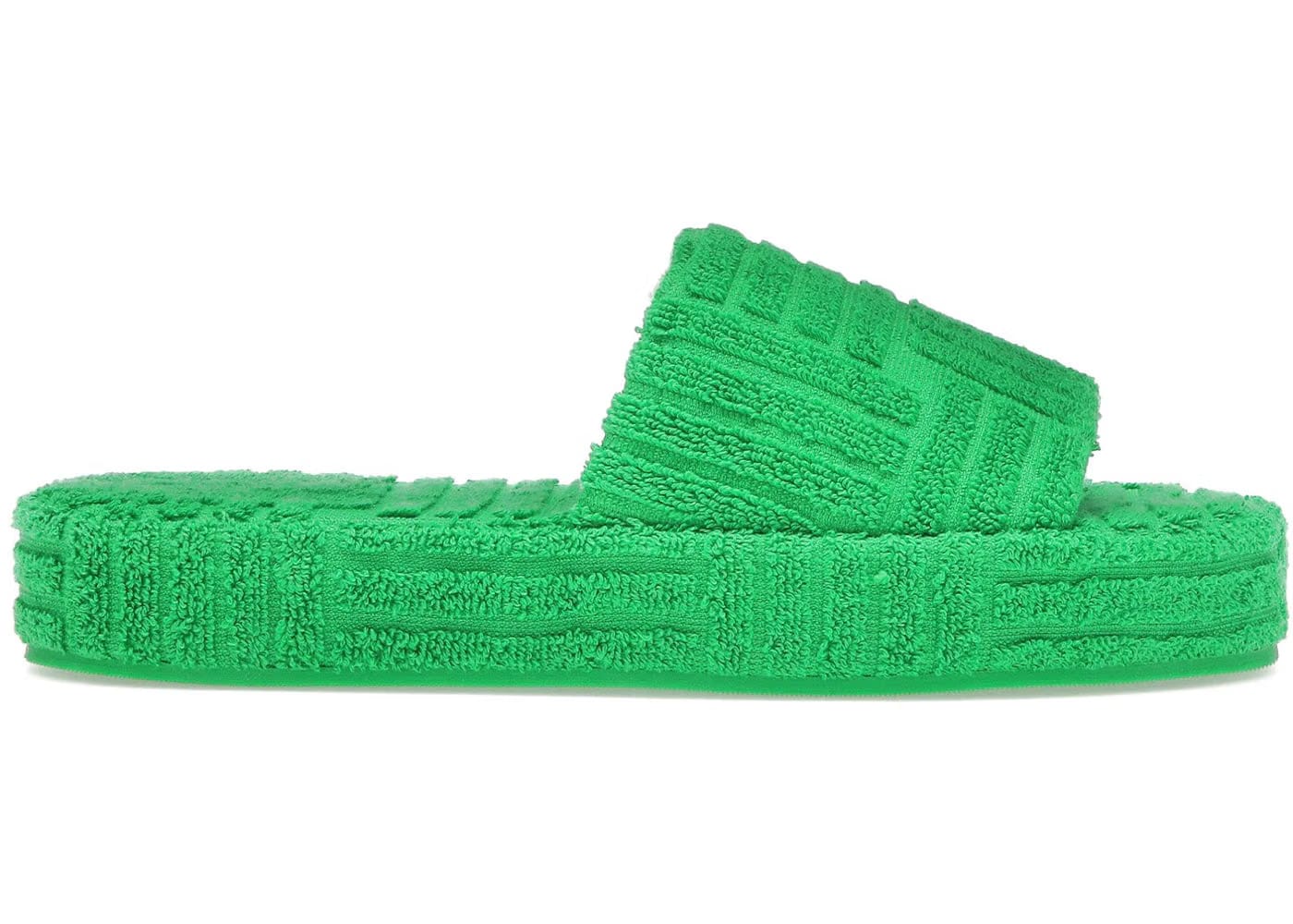 Bottega Veneta Wmns Resort Sponge Slide 'Grass'
