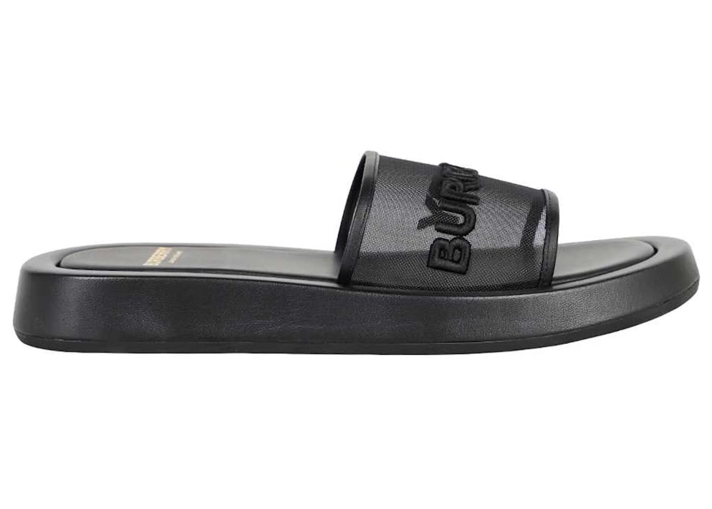 Burberry Embroidered Logo Slide Black (Women'S)