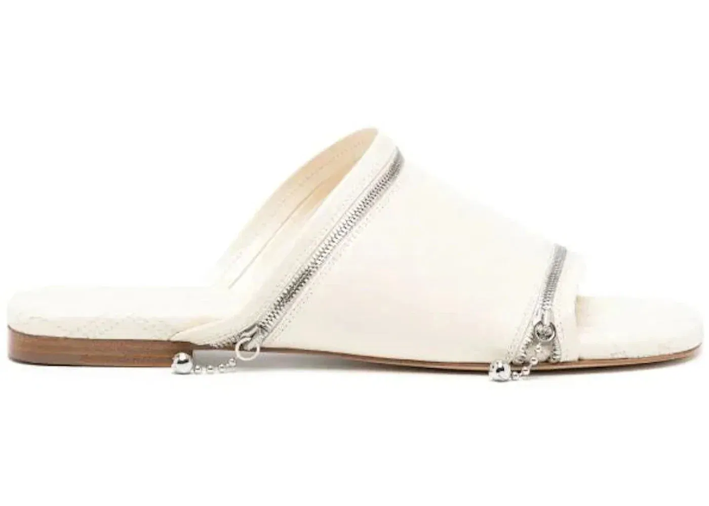 Burberry Peep Slides Ivory (Women'S)