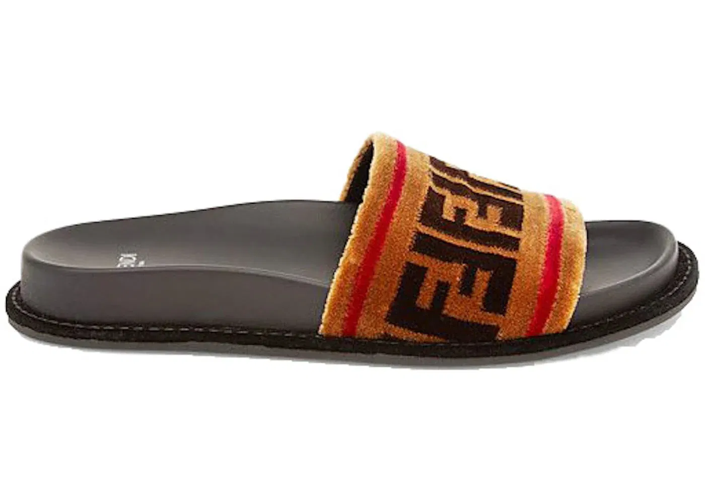 Fendi Weave Slide Light Brown (Women'S)
