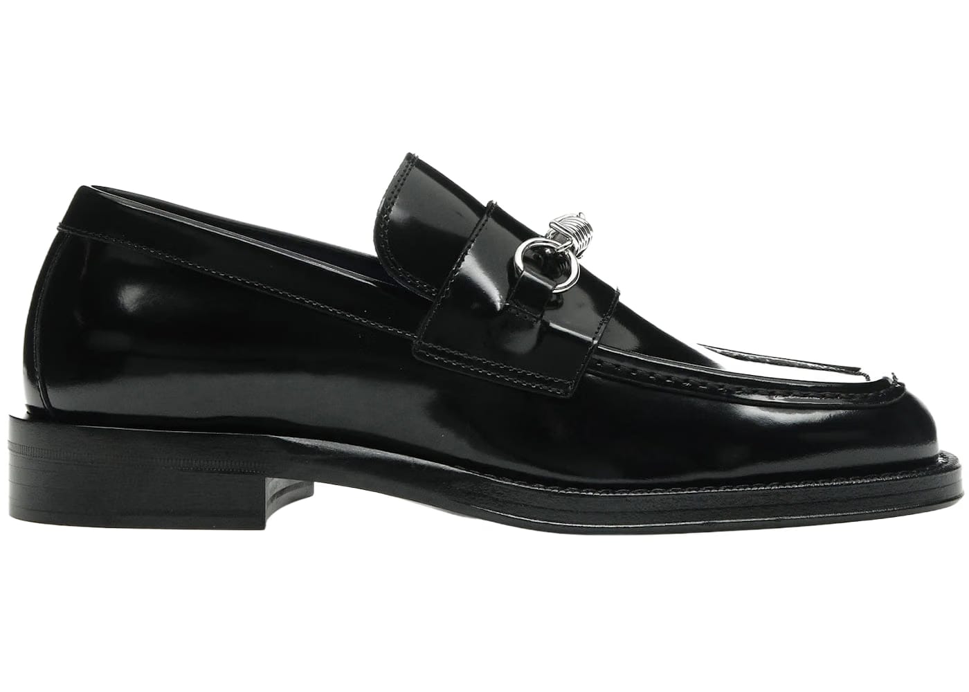 Burberry Barbed Loafers Black