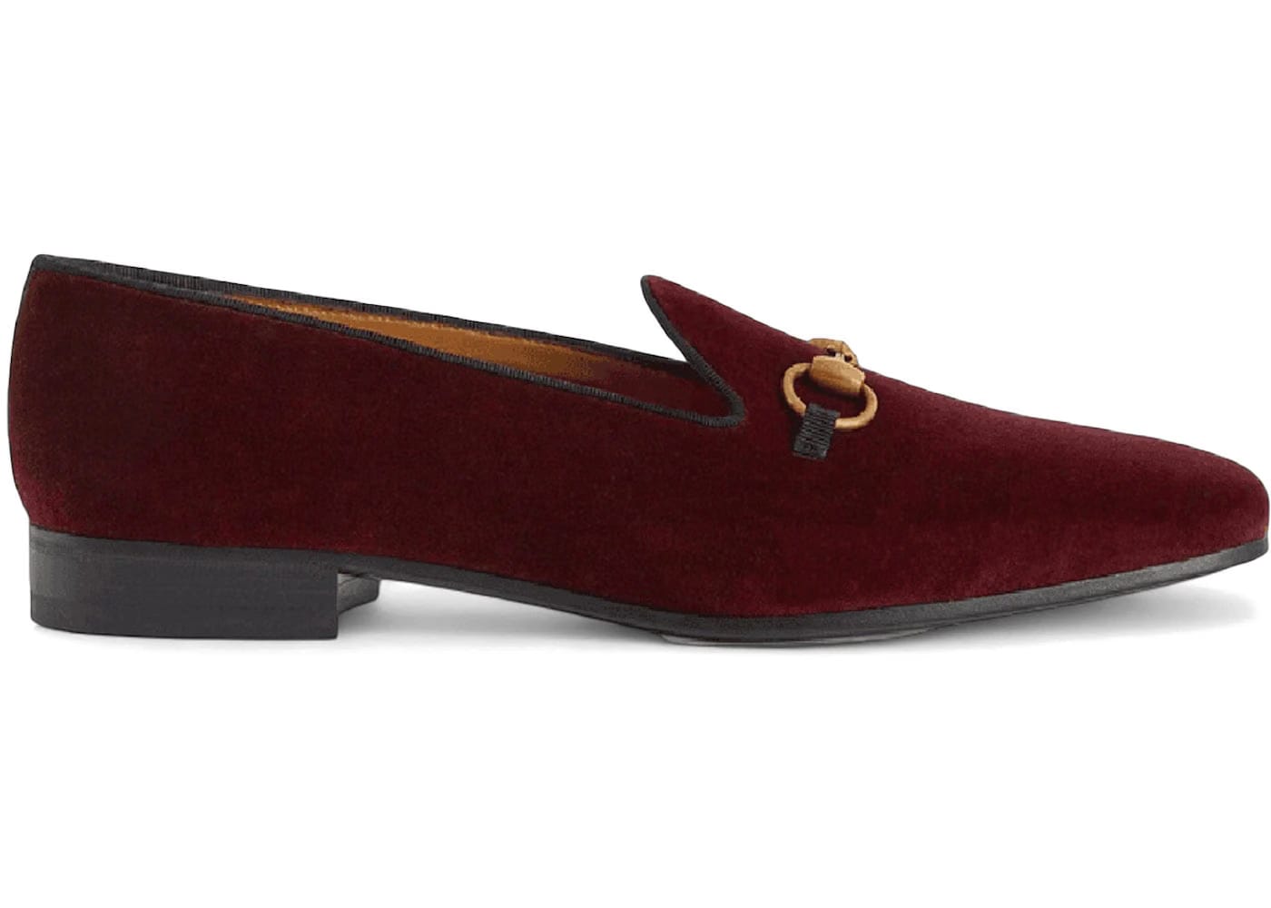 Gucci Gallipoli Horsebit Velvet Loafers Bordeaux