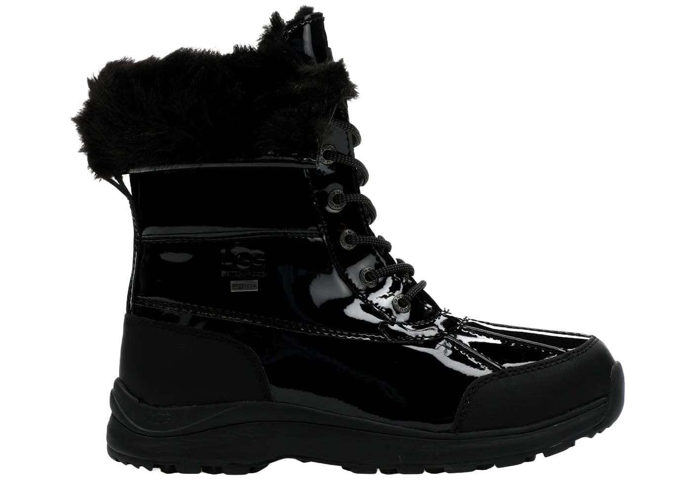 Ugg Adirondack Iii Patent Boot Black Womens