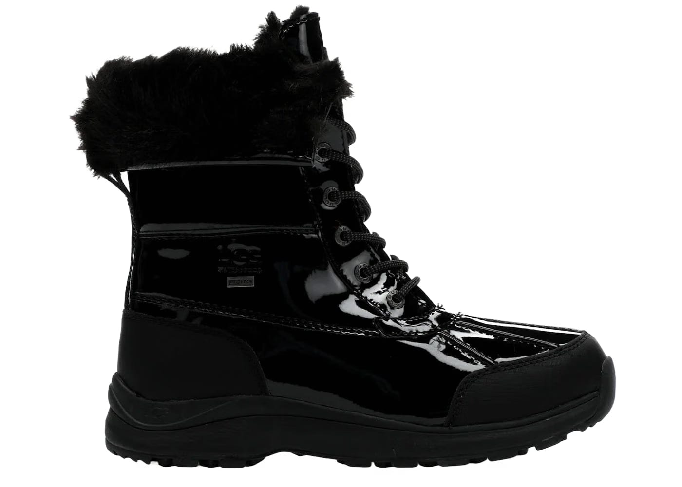 Ugg Adirondack Iii Patent Boot Black Womens