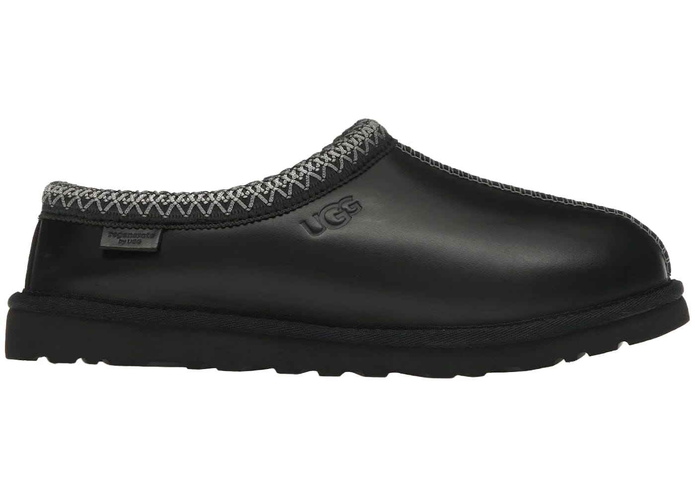 UGG Tasman Leather Regenerate Slipper Black