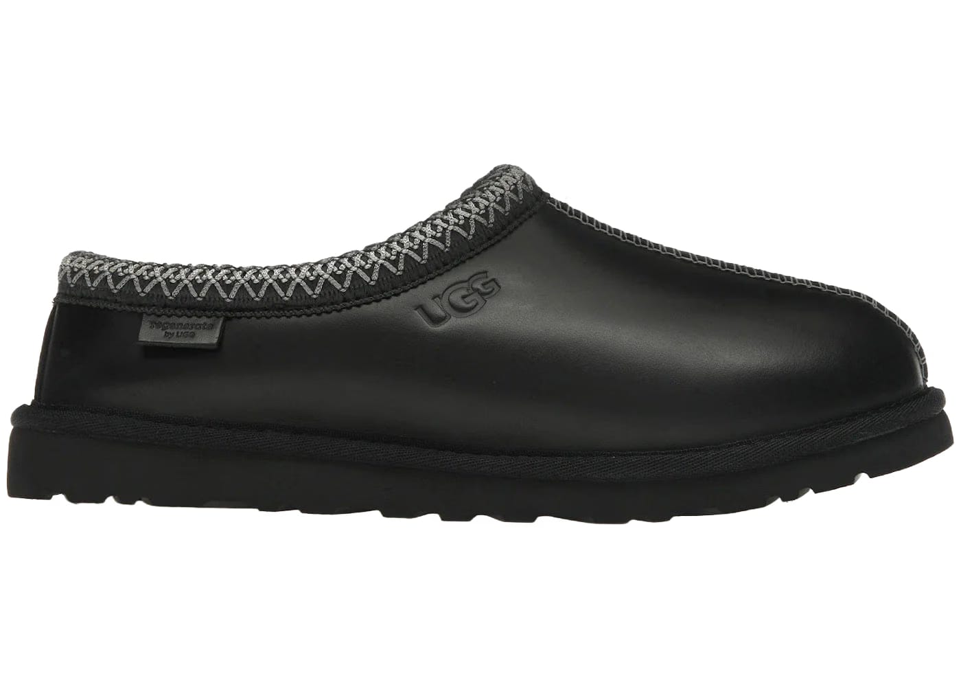 UGG Tasman Leather Regenerate Slipper Black