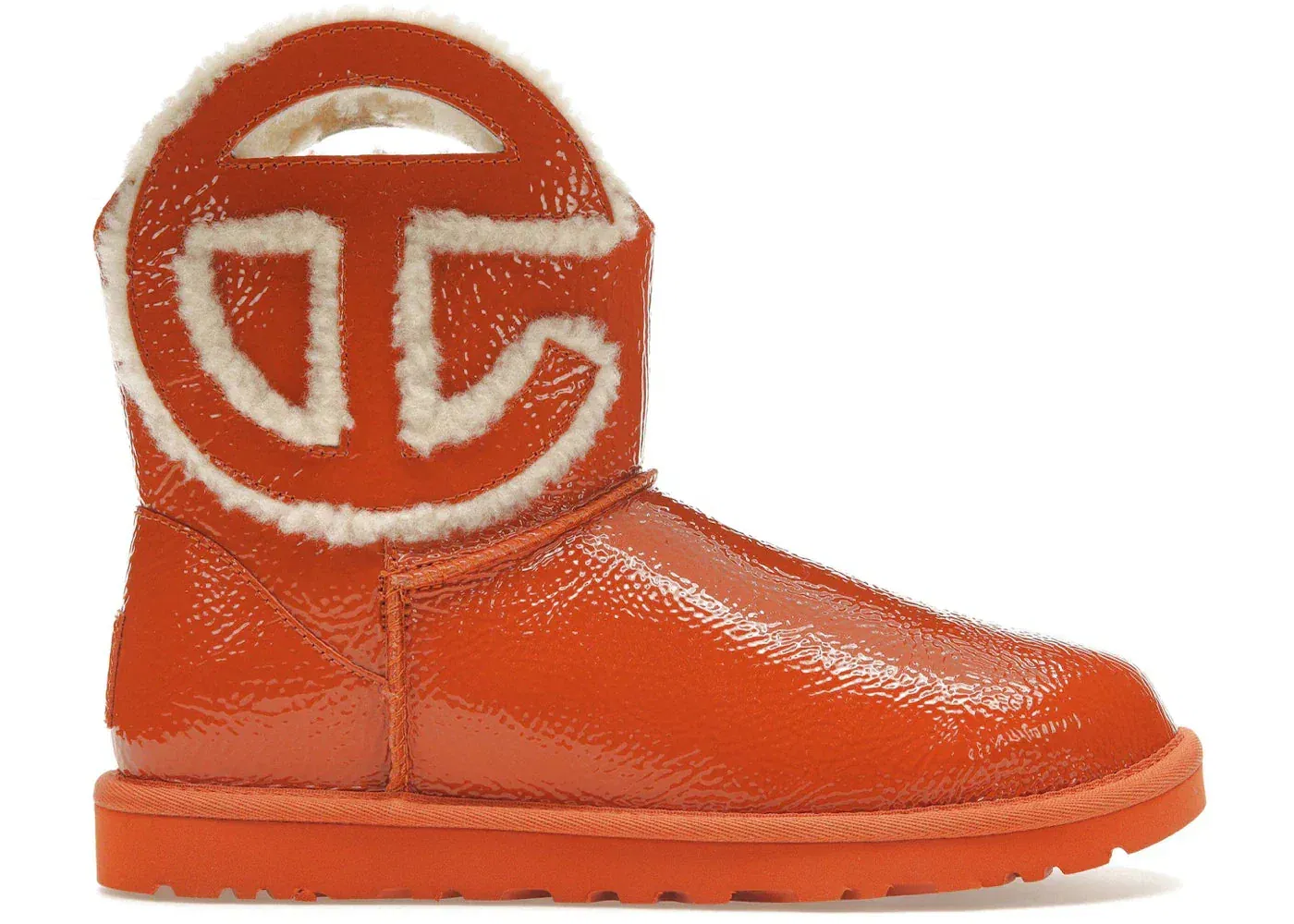 UGG Telfar x Logo Mini Boot Crinkle - Spicy Pumpkin