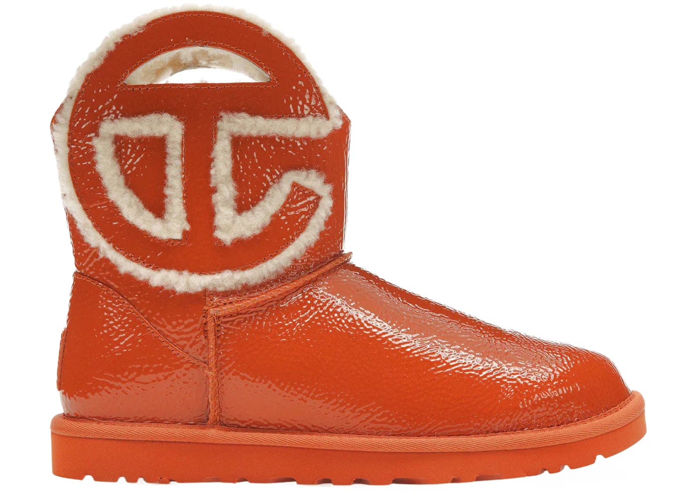 UGG Telfar x Logo Mini Boot Crinkle - Spicy Pumpkin