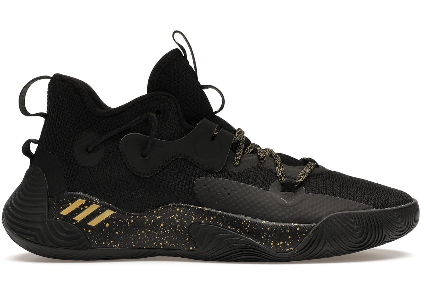 Adidas Harden Stepback 3 Black Gold Metallic