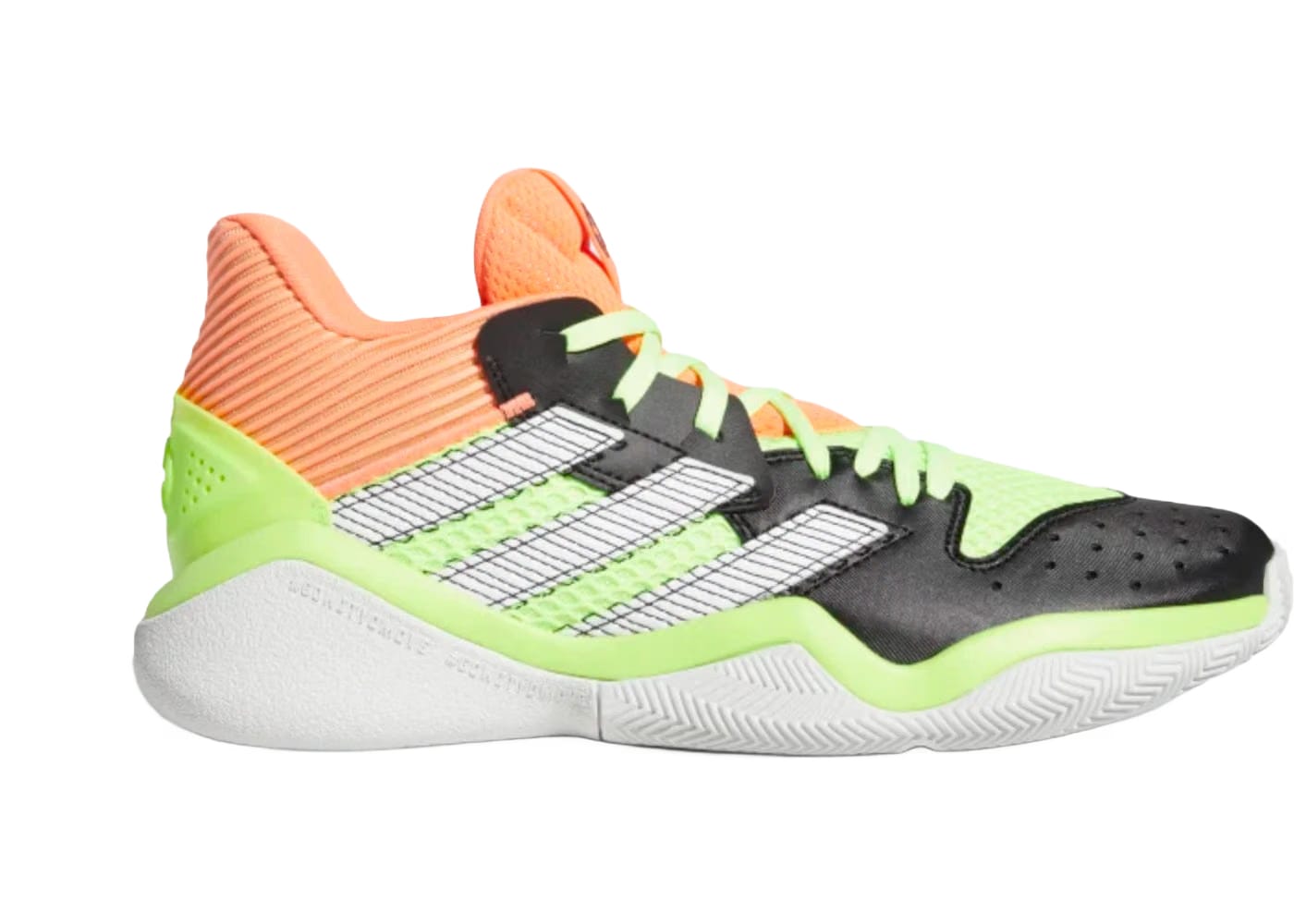 Adidas Harden Stepback Core Black Signal Coral