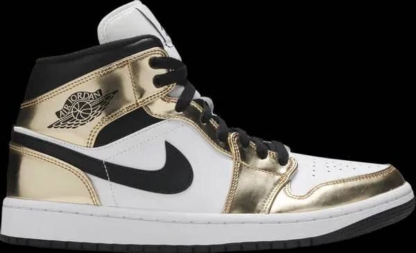 Air Jordan 1 Mid SE Metallic Gold