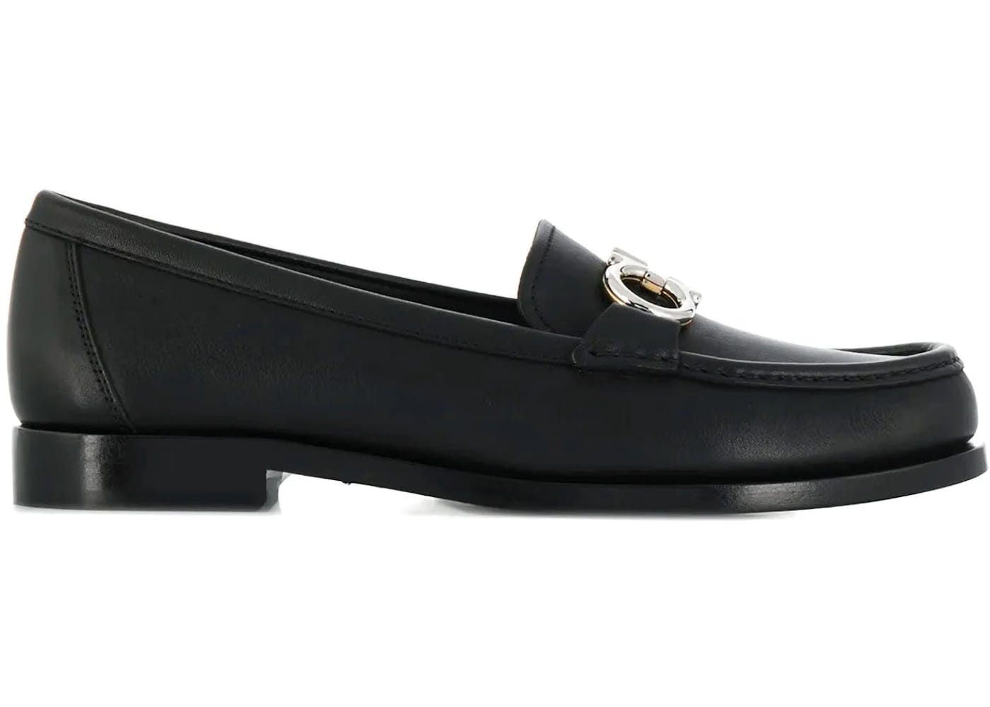 Ferragamo Gancini Mocassin Loafers Black (Women'S)
