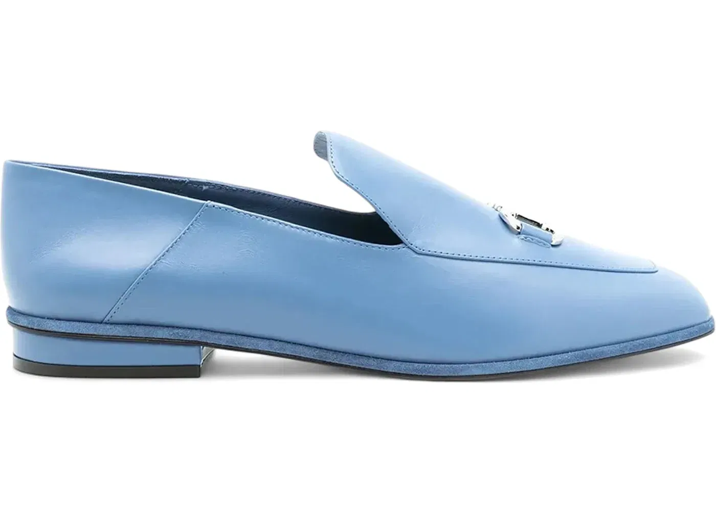 Ferragamo Square Toe Loafers Blue (Women'S)