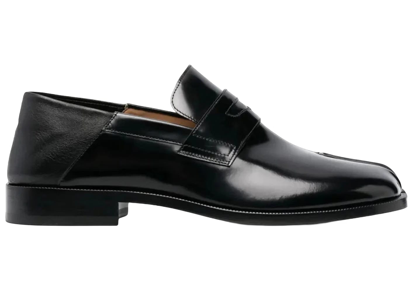 Maison Margiela Tabi Penny Loafers Black