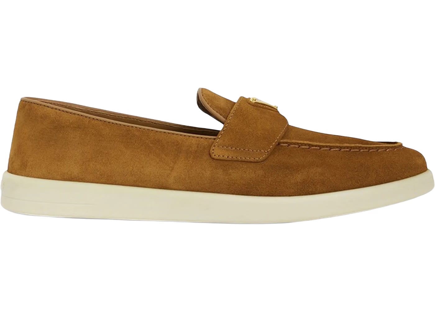 Prada Suede Leather Loafers Brown (Women'S)