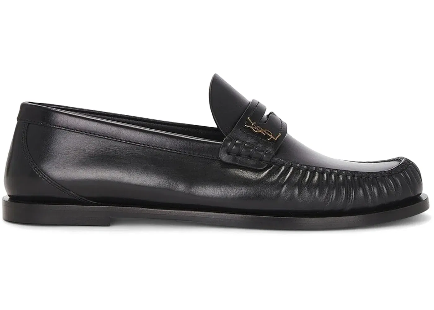 Saint Laurent Laurent Loafers Smooth Leather Black (Women'S)