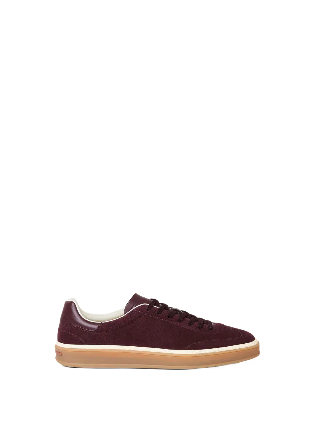 LoroPiana Tennis Walk Sneaker Very Dark Maroon