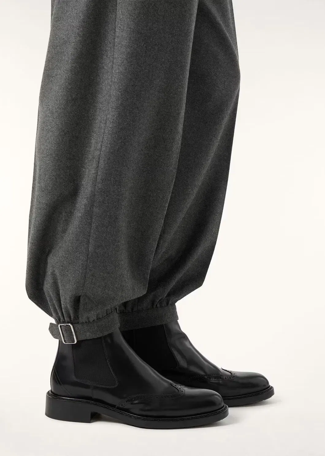 LoroPiana Oliver Walk Chelsea Boot Black