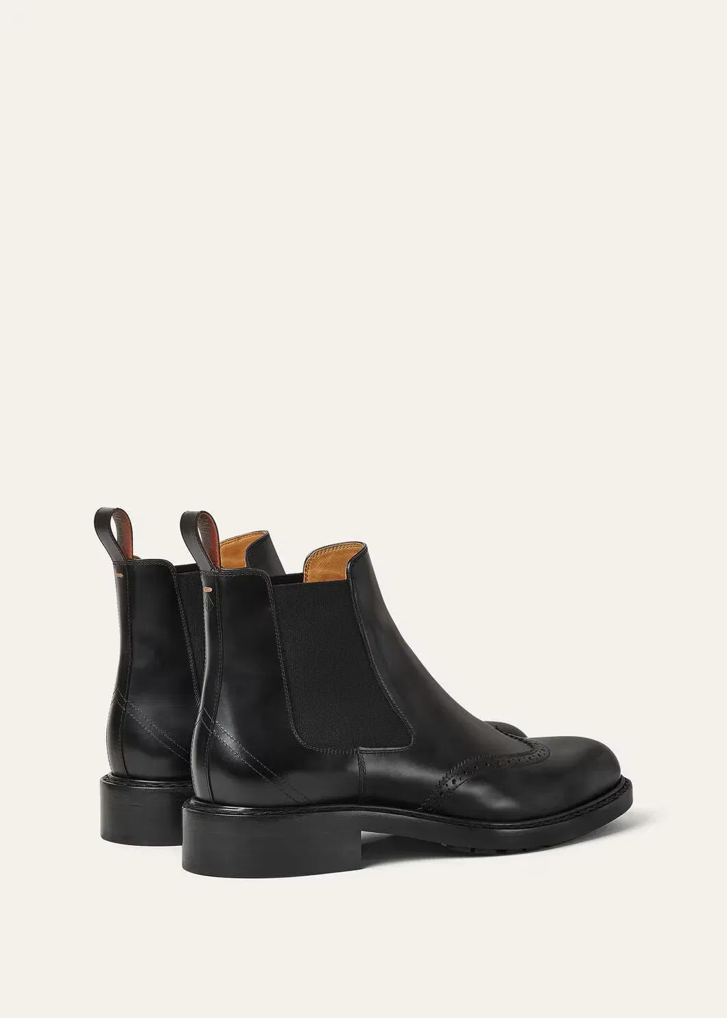 LoroPiana Oliver Walk Chelsea Boot Black