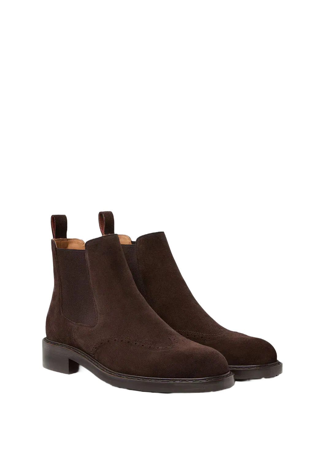 LoroPiana Oliver Walk Chelsea Boot Chocolate