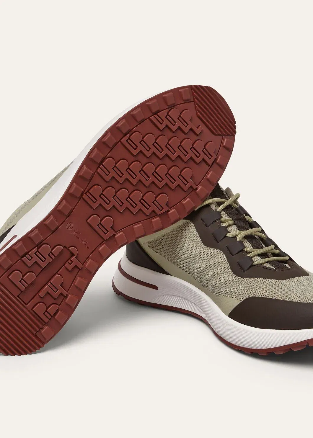 LoroPiana Week End Walk Sneaker Steppe