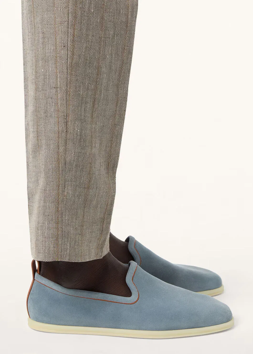 LoroPiana Venice Walk Loafer Brisk Blue