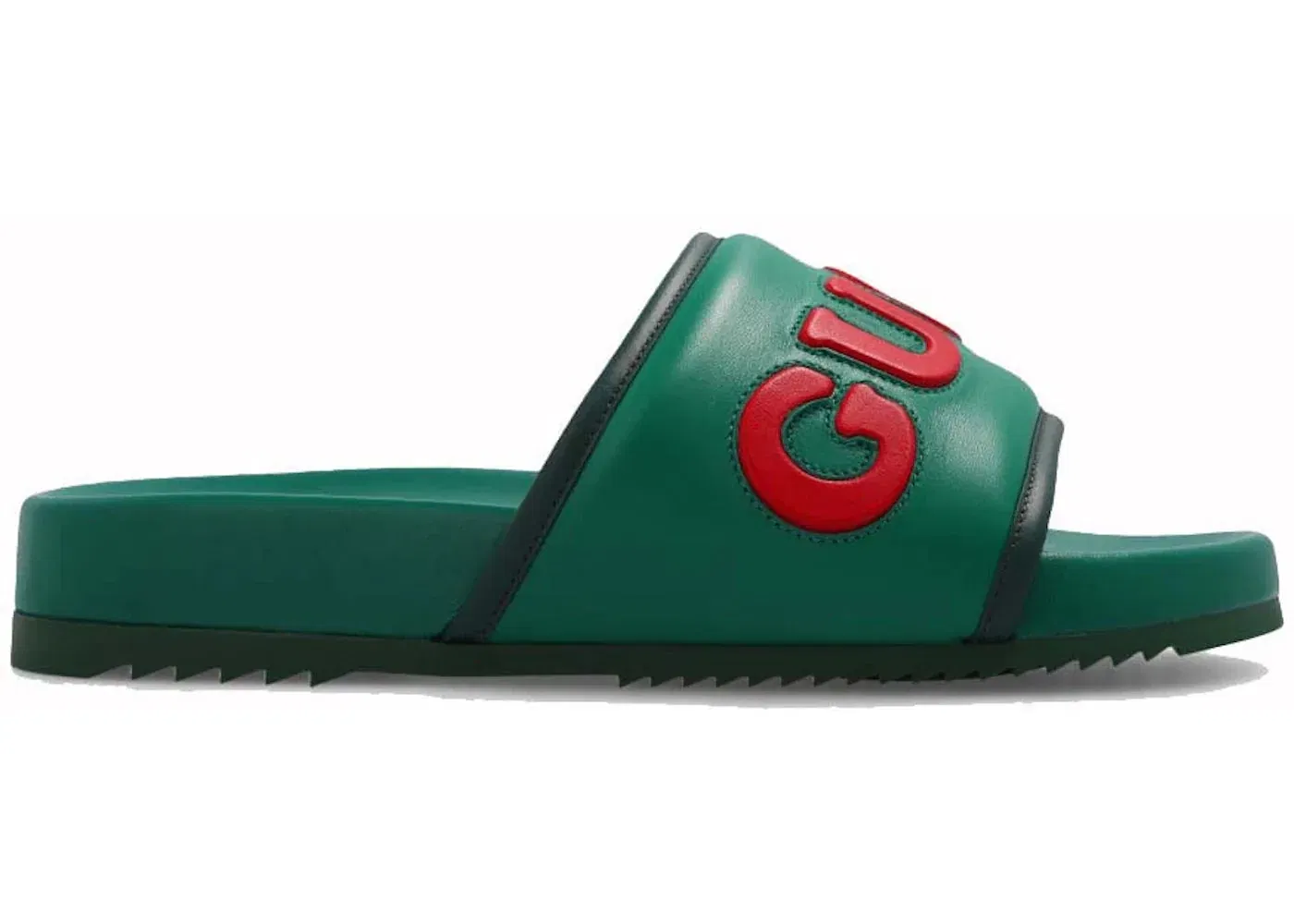 Gucci Jumbo Logo Slide Green Red