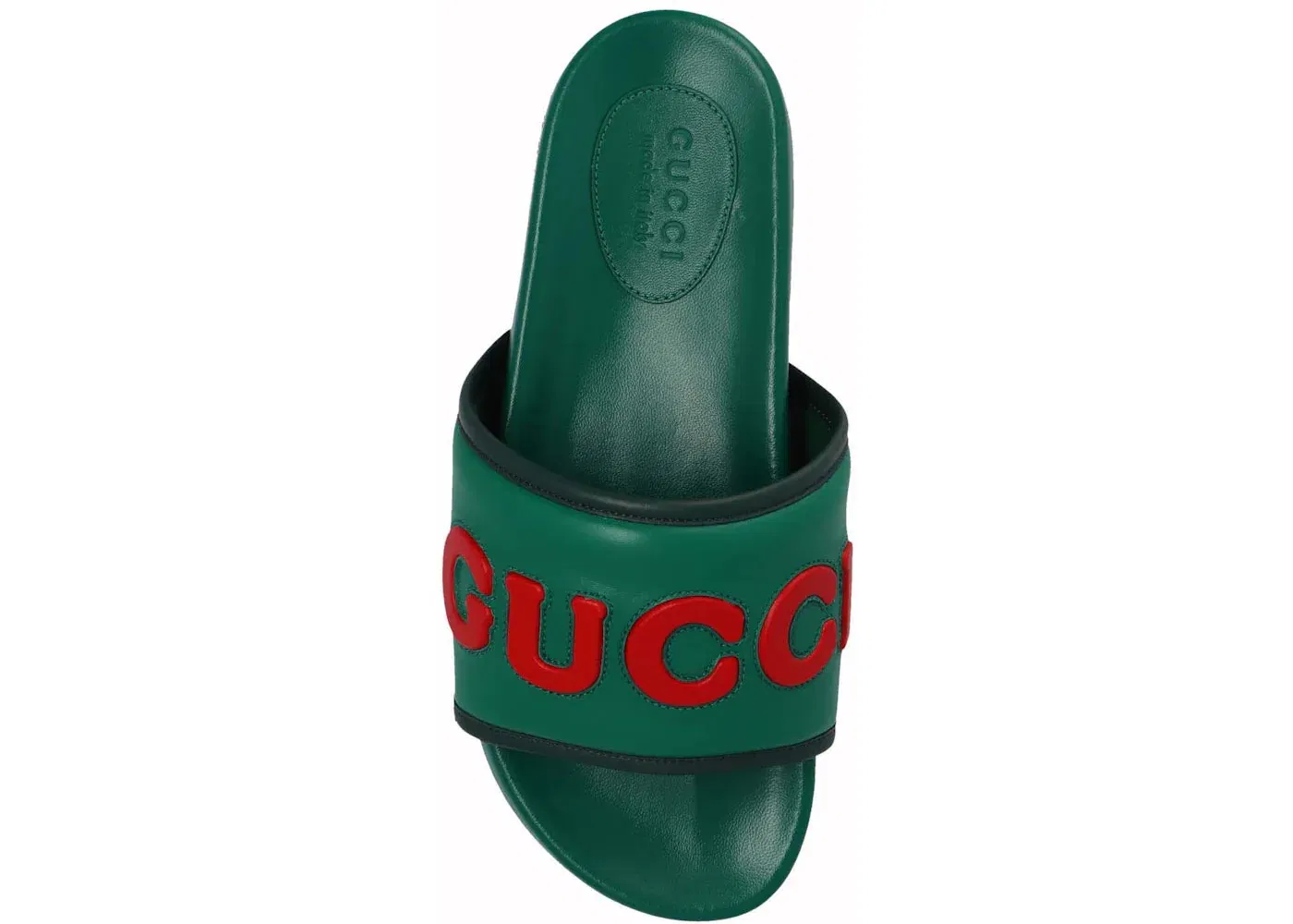 Gucci Jumbo Logo Slide Green Red