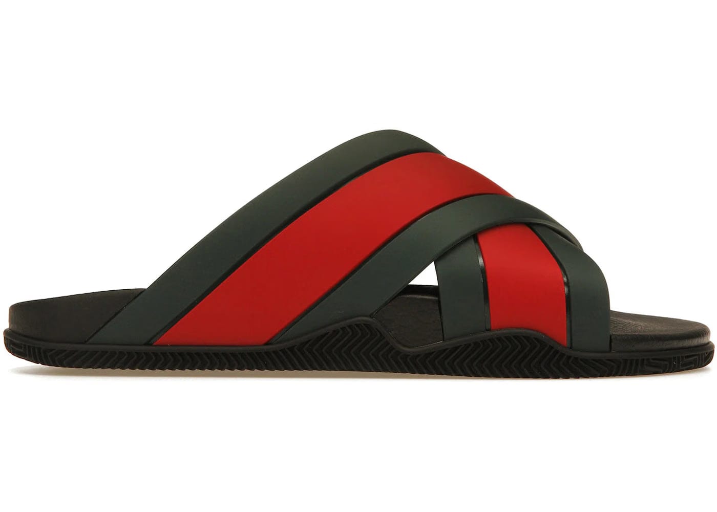 Gucci Wmns Slide Web Stripe 'Black'