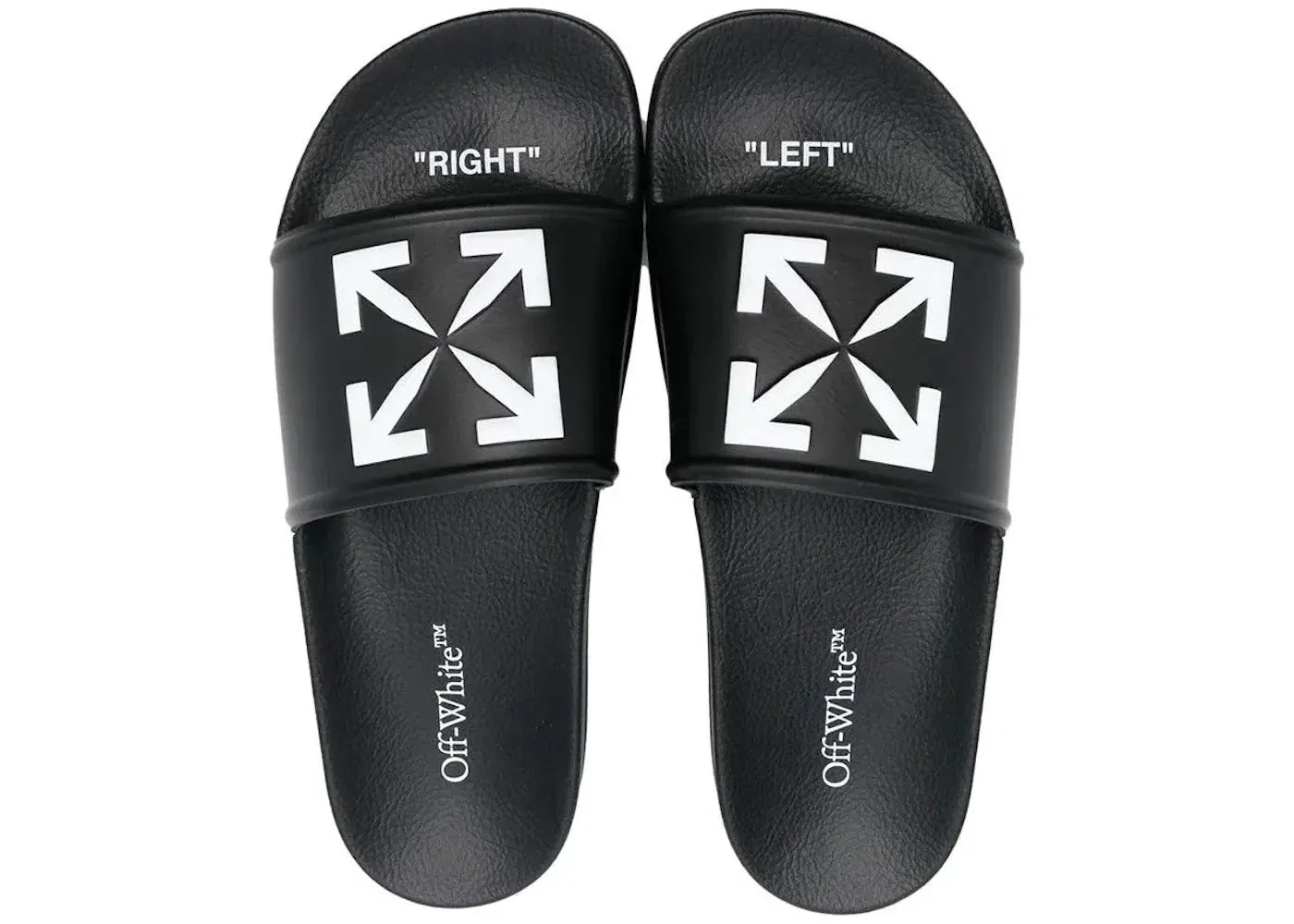 Off-White Arrow Slide Black White