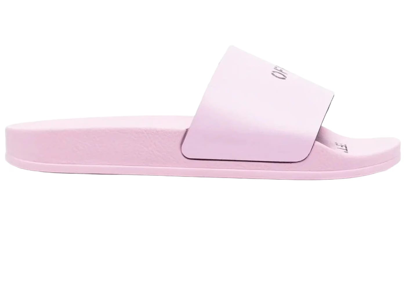 Off-White Off Stamp Slide Lilac Black Womens