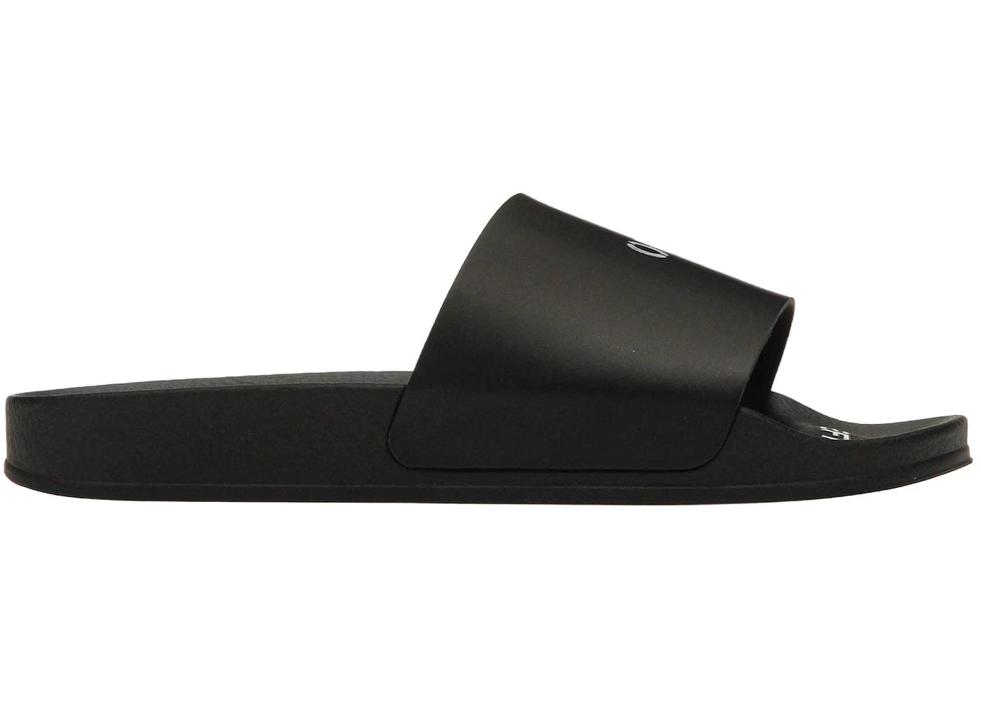 Off-White Pool Slides Black White Womens Ss22
