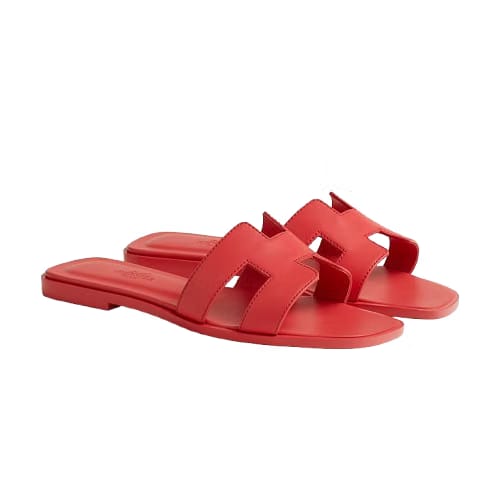 Oran Sandal Rose Vermillon