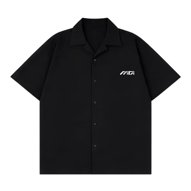 Myugen God's Creation Bowling Shirt Black