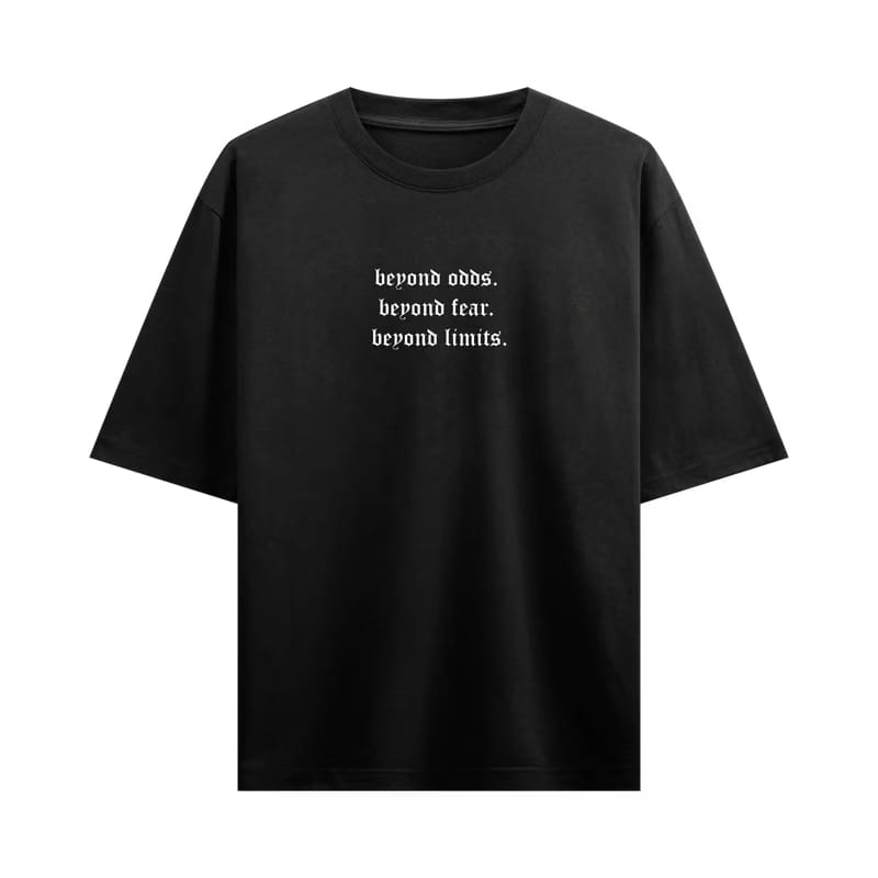 Myugen House Rules Oversized T-Shirt Black