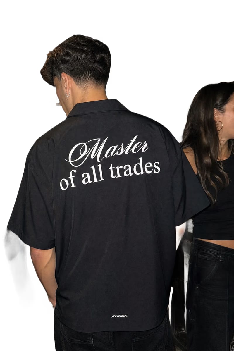 Myugen Master of All Trades Bowling Shirt Black